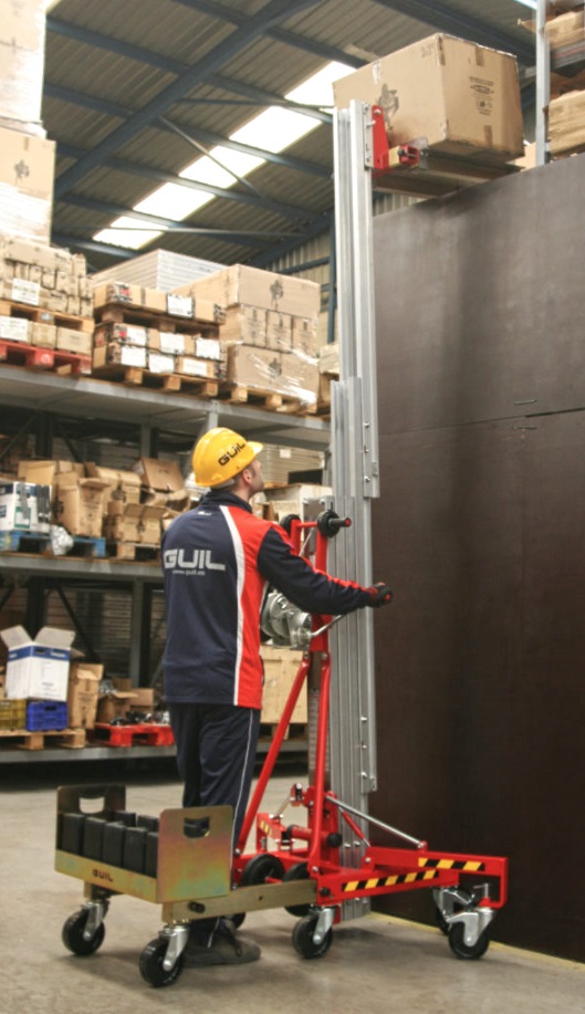 Material Lifter with Auto Brake Winch by GUIL Utility Lifters